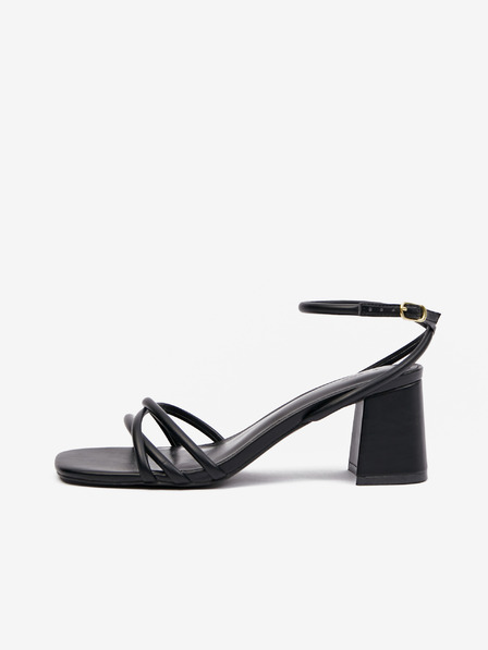 Orsay Sandale negre cu toc pentru femei ORSAY