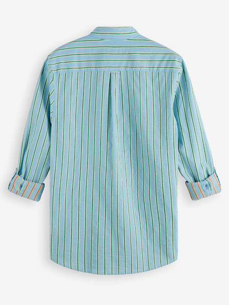 Scotch & Soda Tricou cu dungi albastru deschis pentru bărbați Scotch & Soda
