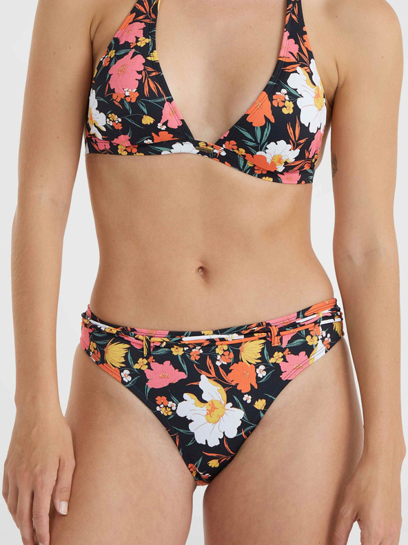 O'Neill Fund de bikini floral negru pentru femei O'Neill Cruz
