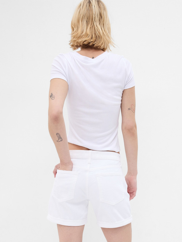 GAP Pantaloni scurți de blugi Girlfriend GAP