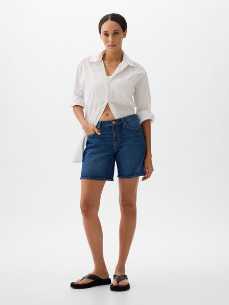 GAP Pantaloni scurți din denim mid rise GAP