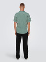 ONLY & SONS Tricou cu mânecă scurtă cu dungi albe și verzi pentru bărbați ONLY & SONS Wayne