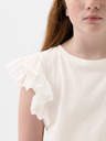 GAP Tricou model cu volane pentru copii GAP