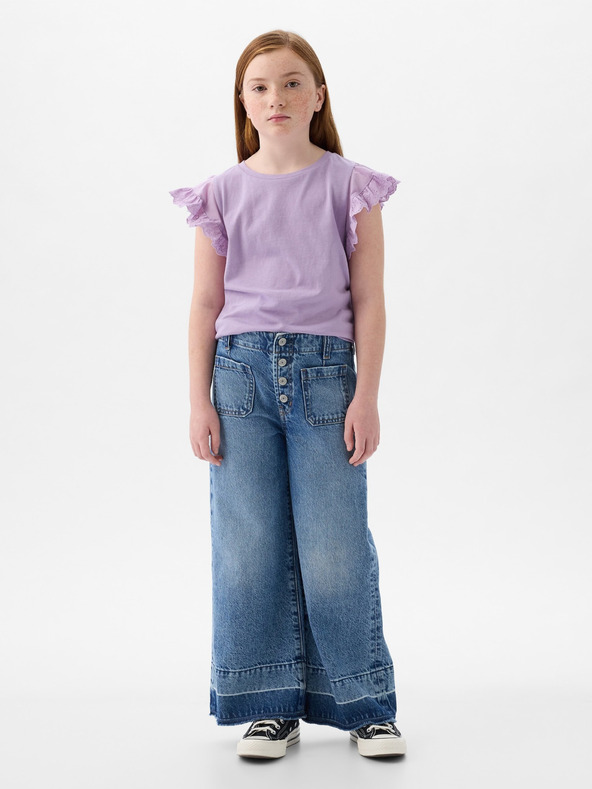 GAP Tricou model cu volane pentru copii GAP