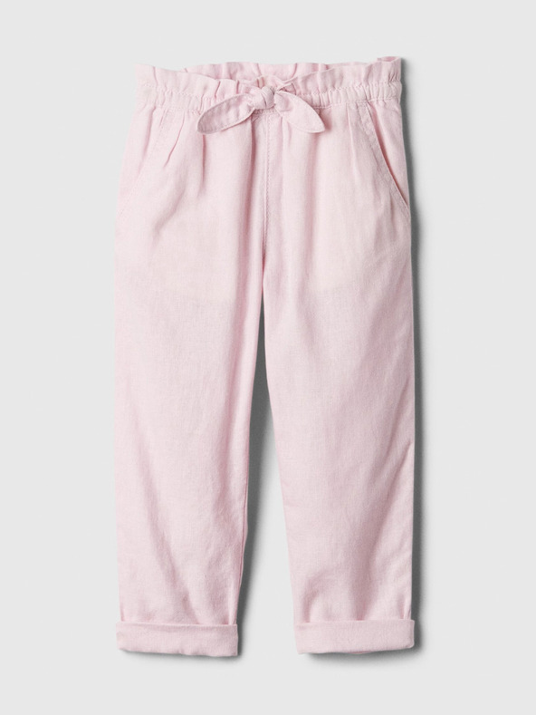 GAP Pantaloni din in pentru copii GAP