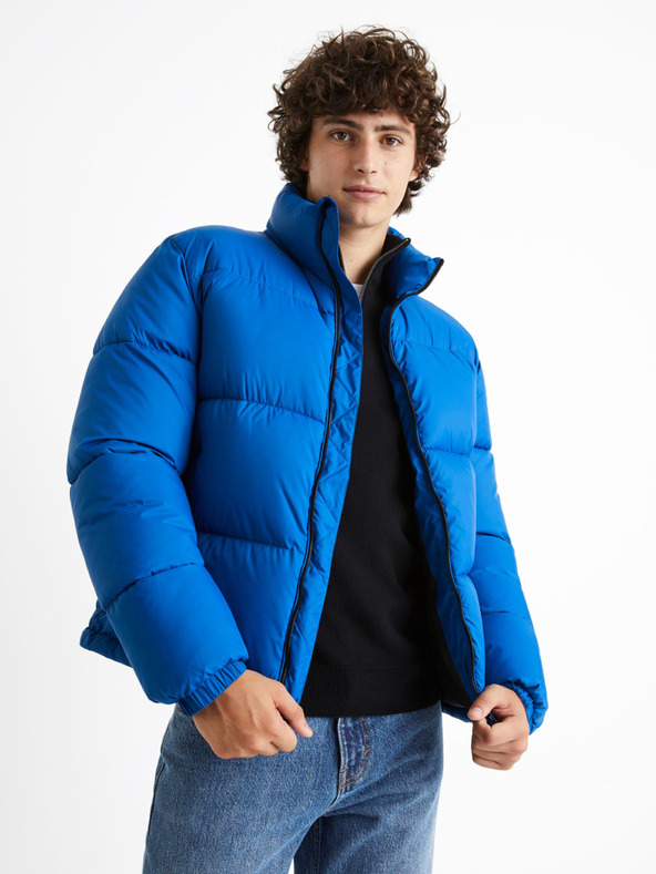 Celio Blue Jachetă de iarnă matlasată pentru bărbați Celio Cuparigi