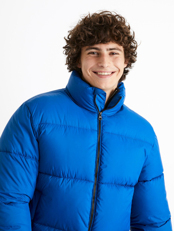 Celio Blue Jachetă de iarnă matlasată pentru bărbați Celio Cuparigi