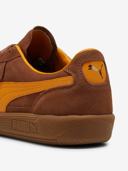 Puma Adidași din piele de căprioară maro pentru bărbați Puma Palermo