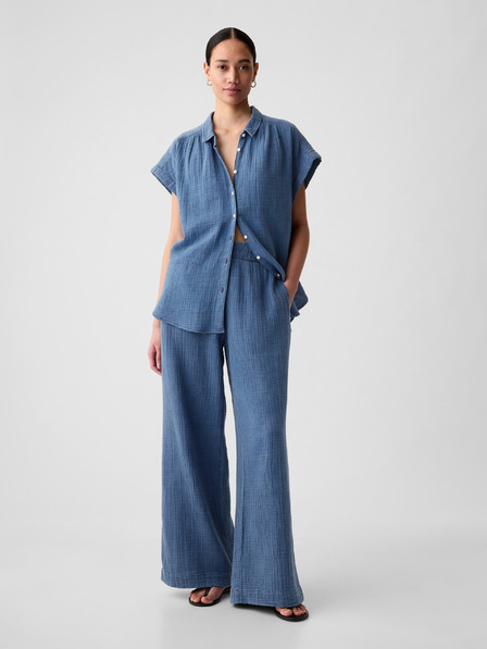 GAP Pantaloni wide din muselină GAP