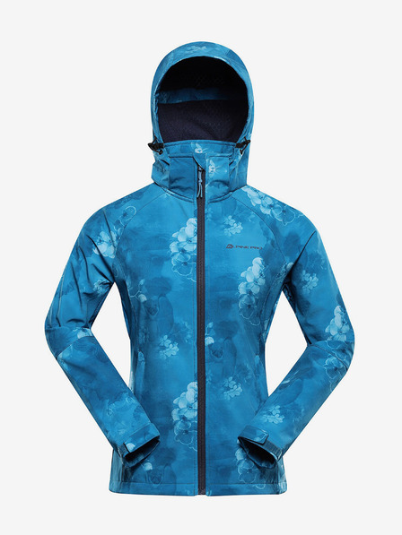 ALPINE PRO Jachetă softshell cu model albastru pentru femei ALPINE PRO HOORA
