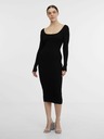 Orsay Rochie pulover negru pentru femei ORSAY