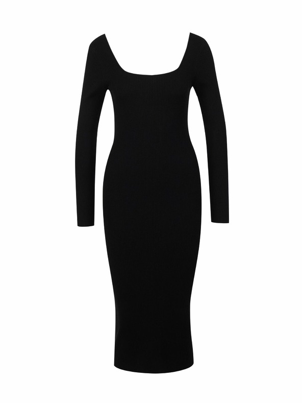 Orsay Rochie pulover negru pentru femei ORSAY