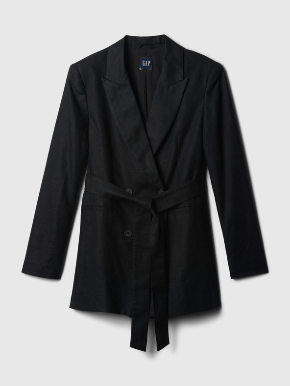 GAP Blazer cu curea din amestec de in GAP