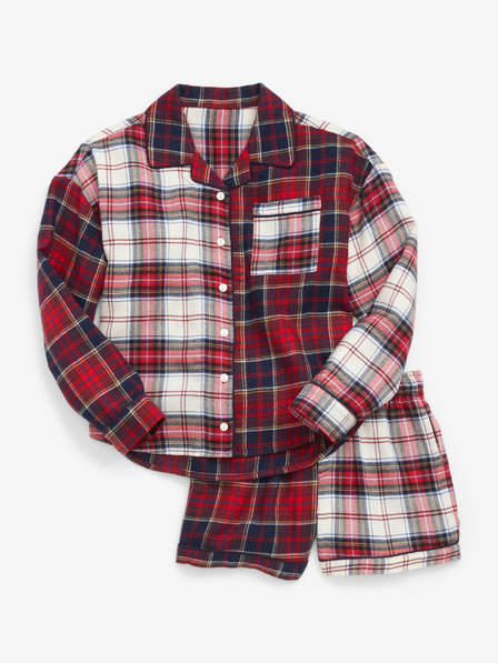 GAP Pijama în carouri pentru copii GAP