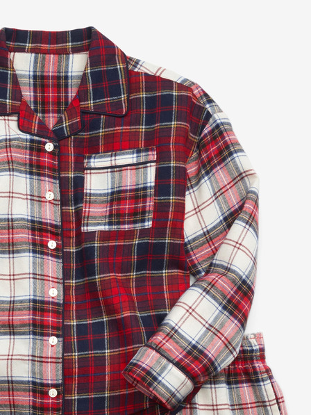 GAP Pijama în carouri pentru copii GAP