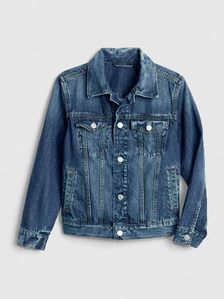 GAP Geacă din denim pentru copii GAP