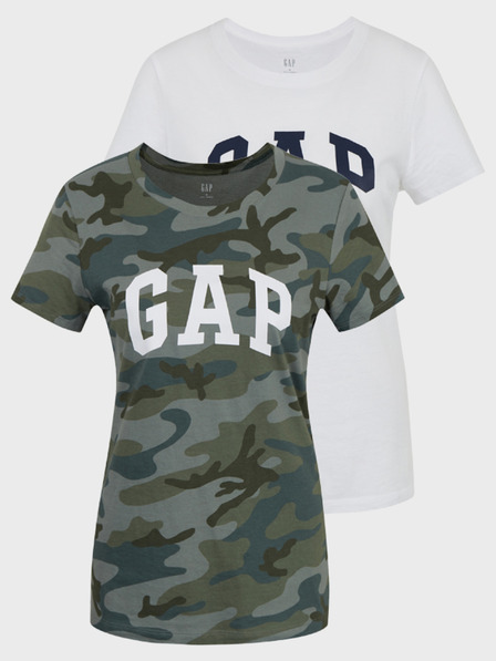 GAP Tricouri cu logo 2 bucăți GAP