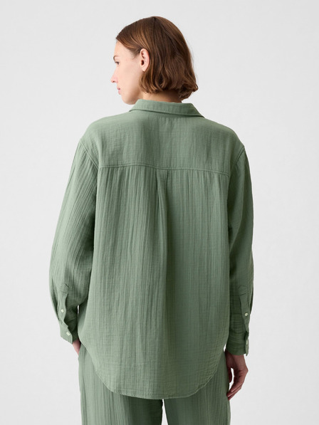 GAP Cămașă din muselină oversize GAP