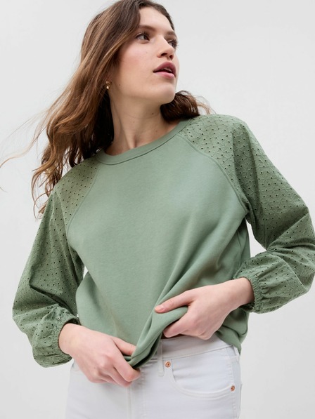 GAP Hanorac vintage soft cu dantelă GAP