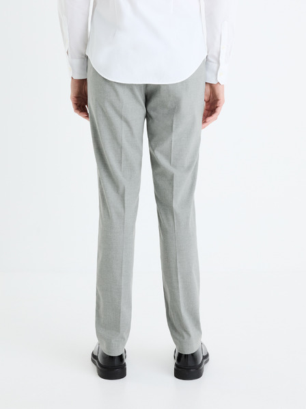 Celio Pantaloni de costum pentru bărbați gri deschis Celio Boamury