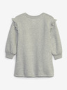 GAP Baby rochie cu glugă și logo GAP