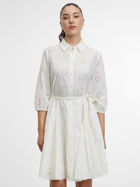 Orsay Rochie cămașă albă pentru femei ORSAY