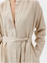 GAP Rochie cămașă midi din amestec de in GAP