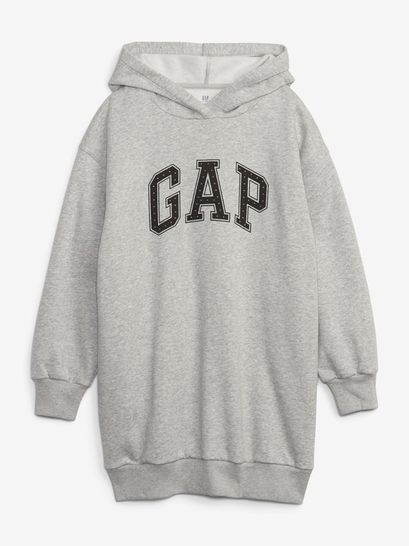 GAP Rochie tip hanorac cu logo pentru copii GAP