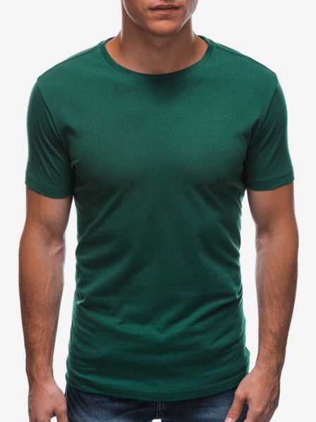 Edoti Tricou de bază verde pentru bărbați Edoti