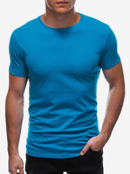 Edoti Tricou de bază albastru deschis pentru bărbați Edoti