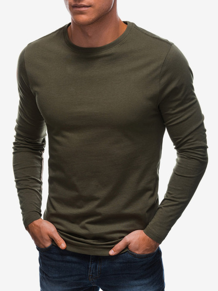Edoti Tricou de bază kaki pentru bărbați Edoti