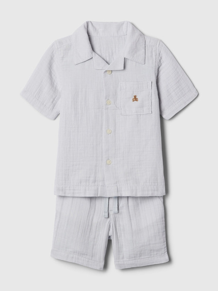 GAP Baby pijama din muselină Brannan Bear GAP