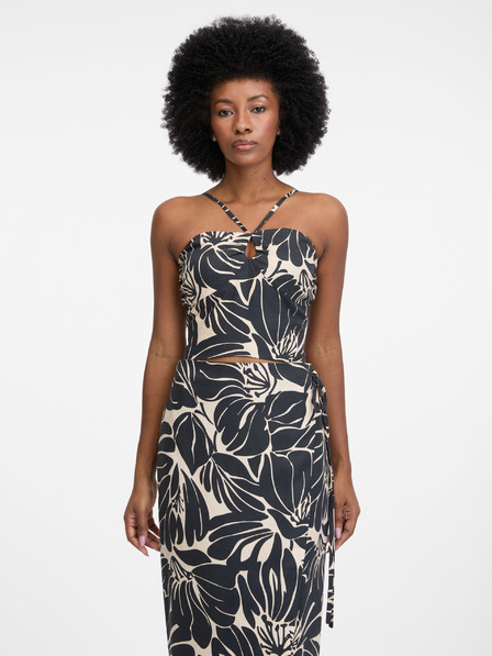Orsay Top negru pentru femei cu model ORSAY