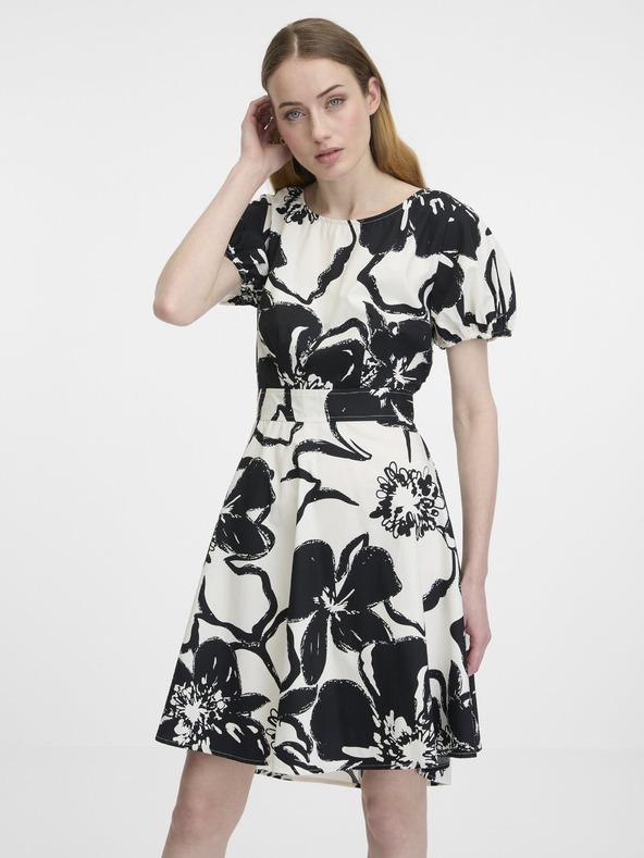 Orsay Rochie neagră cu model pentru femei ORSAY