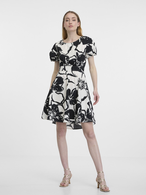 Orsay Rochie neagră cu model pentru femei ORSAY
