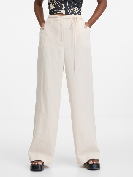 Orsay Pantaloni pentru femei bej ORSAY