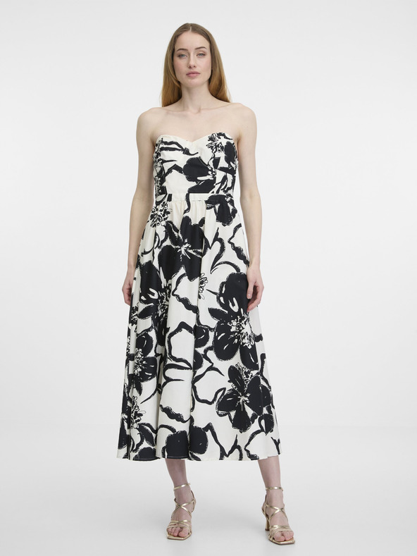 Orsay Rochie neagră cu model pentru femei ORSAY