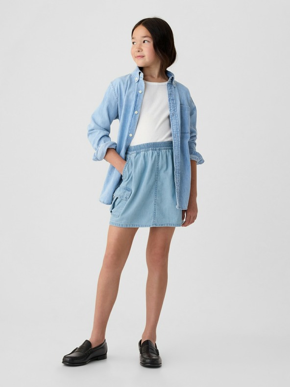 GAP Vestă denim pentru copii GAP
