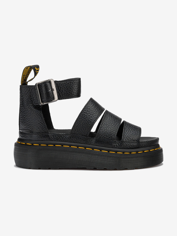 Dr. Martens Dr. Martens Clarissa II negru sandale cu platformă din piele pentru femei