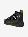 Dr. Martens Dr. Martens Clarissa II negru sandale cu platformă din piele pentru femei