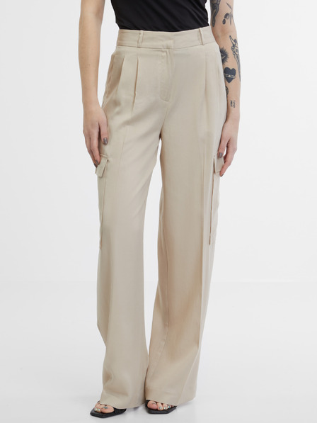 Orsay Pantaloni pentru femei bej ORSAY