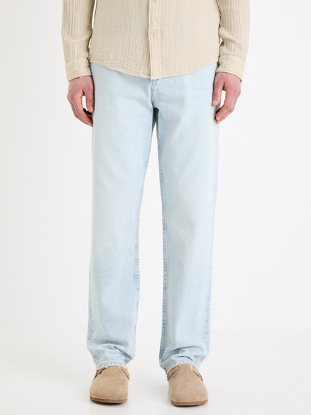 Celio Blugi Celio C15 straight Fodroit 30 albastru deschis pentru bărbați