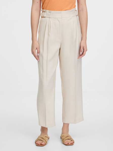 Orsay Pantaloni largi bej pentru femei ORSAY