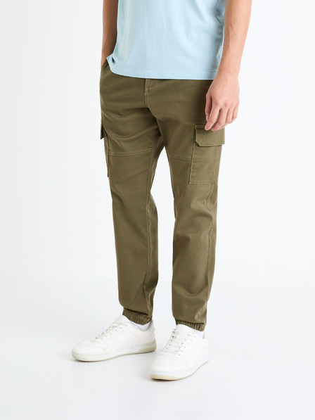 Celio Pantaloni cargo kaki pentru bărbați Celio Dolyte