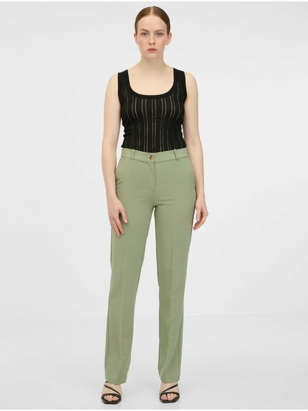 Orsay Pantaloni drepți kaki pentru femei ORSAY