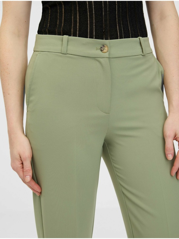 Orsay Pantaloni drepți kaki pentru femei ORSAY