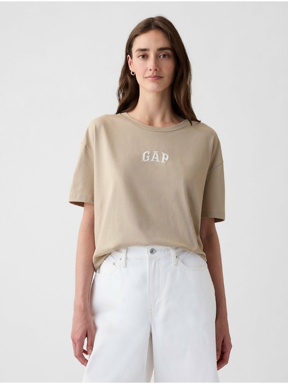 GAP Tricou din bumbac cu logo GAP