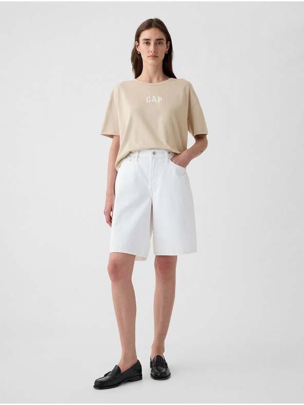GAP Tricou din bumbac cu logo GAP
