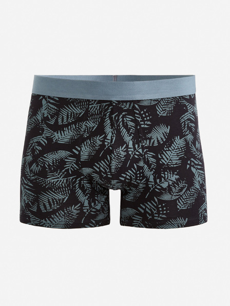 Celio Pantaloni scurți boxeri negri cu model pentru bărbați Celio Givege2