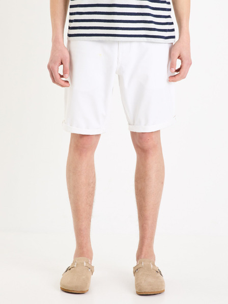 Celio Pantaloni scurți albi pentru bărbați Celio Mohitobm 30